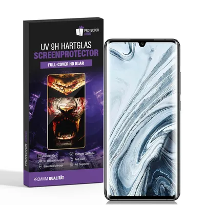 Produktbild von 6x UV-Liquid 9H Panzerglas für Xiaomi Mi Note 10 Pro echtes Tempered Panzerhartglas Schutzglas Displayschutz Panzerfolie Schutzfolie Screen Protector