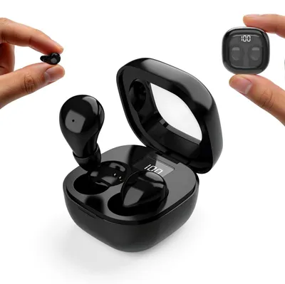 Produktbild von Schlaf Mini Kopfhörer Seitenschläfer Kabellos Schlafkopfhörer Bluetooth Schwarz