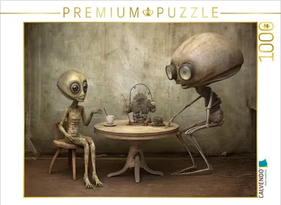 Produktbild von CALVENDO Puzzle Ein Motiv aus dem Kalender Surreale Alienwelt | 1000 Teile Lege-Größe 64x48cm Foto-Puzzle für glückliche Stunden