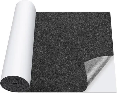 Produktbild von Famanu Selbstklebende Filzstreifen 32 cm x 1,5 m - Dunkelgrau