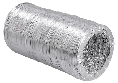 Produktbild von Abluftschlauch Flexrohr flexibel 100erR 5m Aluminium Universal für Luftführungssysteme Trockner Dunstabzugshaube