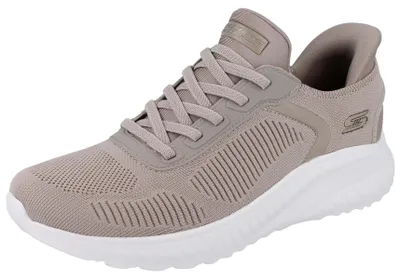 Produktbild von SKECHERS Slip-ins Damen Sneaker taupe Textil -  Größe: 41