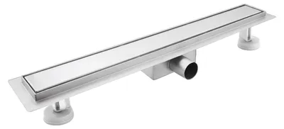 Produktbild von Extra flache Duschrinne 80 cm - Edelstahl - Duschrinne Siphon - Verstellbare Höhe