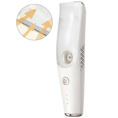 Produktbild von Babyhaarschneider mit Absaugung, Baby-Haarschneidemaschine, leiser Haartrimmer, wasserdicht, wiederaufladbar, kabellos, für Babys und Kleinkinder