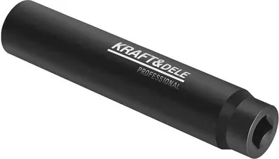 Produktbild von KRAFT&DELE | Lambdasonden-Steckschlüssel, 22 mm, 150 mm Länge, 1/2" Antrieb, Spezialwerkzeug für Lambdasonden