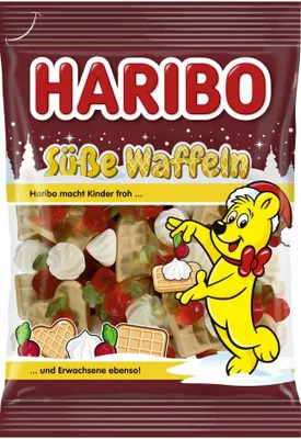 Obrázek produktu pro Haribo Sweet Wafers Pěnový cukr s ovocnou žvýkačkou 175 g