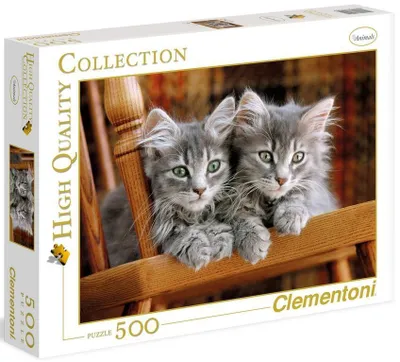 Obrázok produktu pre CLEMENTONI Puzzle Mačiatka 500 dielikov 7965