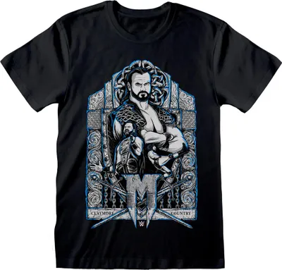 Image de WWE - T-shirt "Drew" pour homme/femme unie HE3756 (XXL) (Noir)
