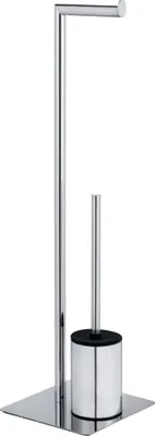 Produktbild von Wenko Stand WC-Garnitur Serrenti chrom Stahl
