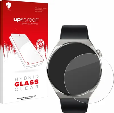 Produktbild von upscreen Schutzglas für Huawei Watch GT 3 Pro Titanium (46mm) Schutzfolie Panzer Folie Glas Display Schutz klar