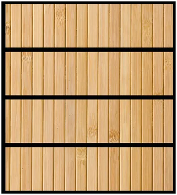 Produktbild von Wallario Möbelfolie / Aufkleber, geeignet für Ikea Malm Kommode mit 4 Schubfächern - Holzpanele hell