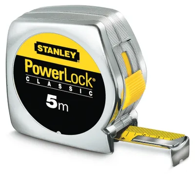 Zdjęcie produktu dla Taśmowa miarka kieszonkowa z tworzywa sztucznego, 8 m, 25 mm, POWERLOCK, Stanley | 3253561331985