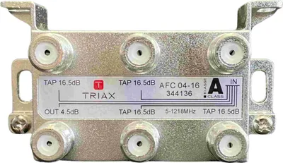 Image de Dérivateur TRIAX quadruple, 1,2 GHz, 16 dB, 1 pièce.