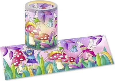 Produktbild von Laternenzuschnitte Feen Transparentpapier 115g/qm 20x50cm VE=25 Blatt