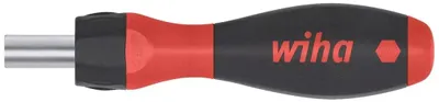 Produktbild von Wiha Schraubendreher mit Bithalter SoftFinish mit Ratschenfunktion für 1/4 Bits umschaltbar 112 mm