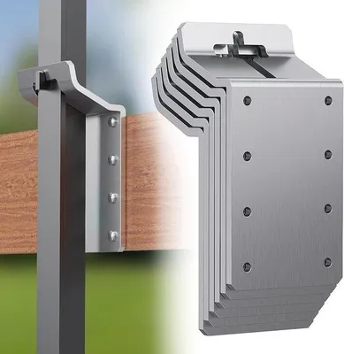 Image de Supports en T, supports pour clôtures en T, mangeoires en bois pour nichoirs, boîtes aux lettres, supports en bois, mangeoires pour nichoirs avec panneau