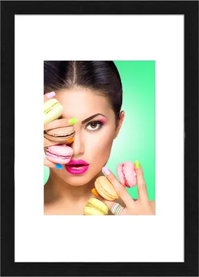 Produktbild von Göteborg Bilderrahmen Portrait Wanddeko Collage Poster Foto Rahmen - Farbe: Schwarz | Format: 30x30