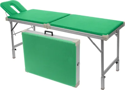 Produktbild von Alu-Kofferliege Robusta ST, inkl. Kopfteil , LxBxH 170/210x65x70-82 cm