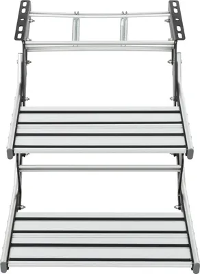 Produktbild von Wohnmobil/Wohnwagen - Trittstufe - Doppelstufe - Manuell - Klappbar - Ausziehbar - Aluminiumlegierung