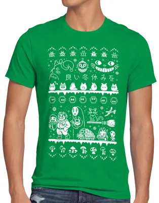 Produktbild von style3 Anime Christmas Sweater Herren T-Shirt t anime cosplay schloss film