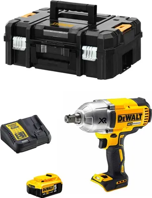 Produktbild von Schlagschrauber DeWALT DCF899P1T (1 x 5,0 Ah + DCB115 + TSTAK II)