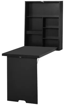 Imagen del producto de Mesa plegable de pared con 5 compartimentos | Color:  | Dimensiones: 60 x 94,5 x 147 cm