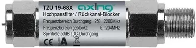 Obrázek produktu pro Osový vysokofrekvenční filtr Ethernet over Coax (TZU01968X)
