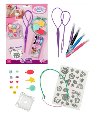 Produktbild von BABY born Styling Filzstifte-und Accessoire-Set für den BABY born Stylingkopf
