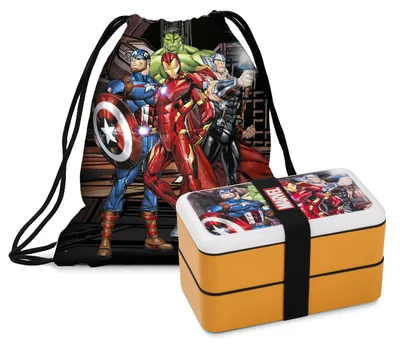 Obrázek produktu pro Sada boxů na oběd + nastavitelná taška Avengers