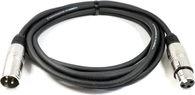Immagine prodotto di Cavo di collegamento ADAM HALL XLR [1x presa XLR - 1x spina XLR] 3 m Nero Cavo microfonico Adam Hall
