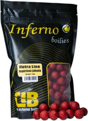Zdjęcie produktu dla Kulki Carp Inferno Nutra Line 20 mm 250 g o smaku jogurtowo-truskawkowym