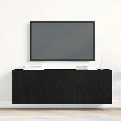 Produktbild von Möbel TV-Schränke 2 Stk. Schwarze Eiche 120x30x41 cm Holzwerkstoff Top6493748