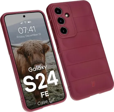 Produktbild von Bizon Case Tur Samsung Galaxy S24 FE dunkel lila