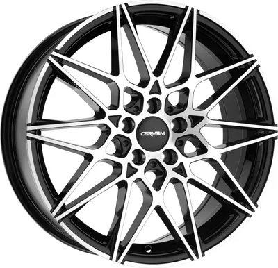 Immagine prodotto di Carmani Ruota 18 Knut 8 pollicix18 pollici ET35 5x120 nero lucido CA180818K35BP compatibile con BMW Serie 1 Serie 2 Serie 3 Serie 4 Serie 5 X1 X3 X4