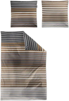 Produktbild von Irisette Lyocell-Satin Bettwäsche-Garnitur Lotus 8578  Farbe kupfer  140x200+70x90cm