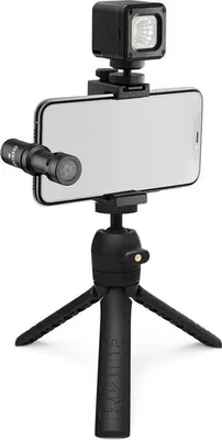 Zdjęcie produktu dla RØDE Vlogger Kit iOS, 3 x noga, Czarny