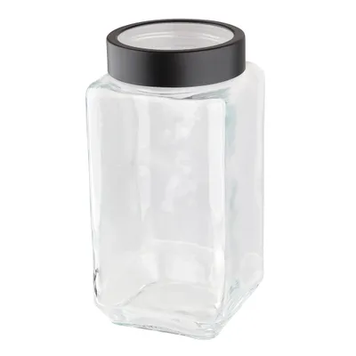 Produktbild von Quadratisches Glasbehälter / Glasdose / Einmachglas 1L