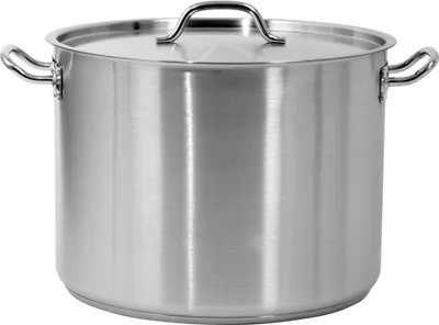 Produktbild von Mittlerer Kochtopf mit Deckel 37,7 l, Edelstahl 40x30 cm