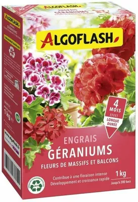 Produktbild von Pflanzendünger Algoflash SMART1N Geranium Flowers 1 kg