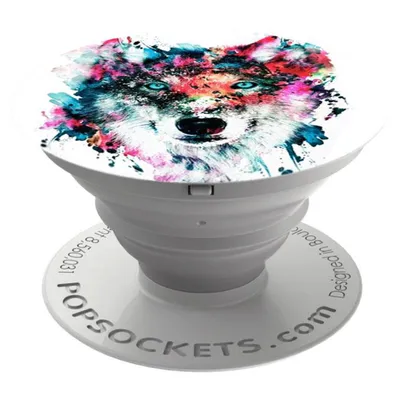 Produktbild von PopSockets 800394, Griffigkeit, Weiß, Mehrfarbig, Jede Marke, Tiermuster, 39,7 mm, 39,7 mm