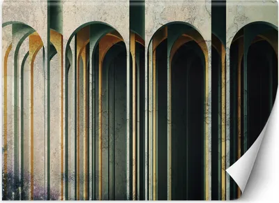 Produktbild von Vlies fototapete Säulenarchitektur 300x210 cm Feeby Beige inkl. Kleber einfache Montage