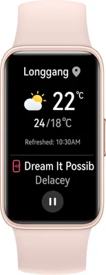 Obrázok produktu pre Fitness náramok, Huawei Band 8 Sakura Pink, Ahsoka-B19, 1,47", Amoled, 194x368, BT 5.0, silikónový náramok