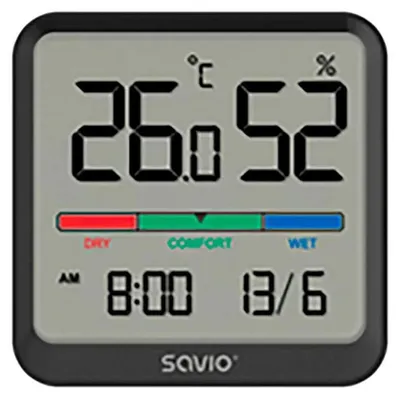 Obrázek produktu pro Savio CT-01/B, Vnitřní, Teplotní senzor, Volně stojící