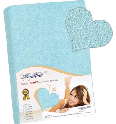 Obrázek produktu pro Prostěradlo froté - Modrá - 140x200