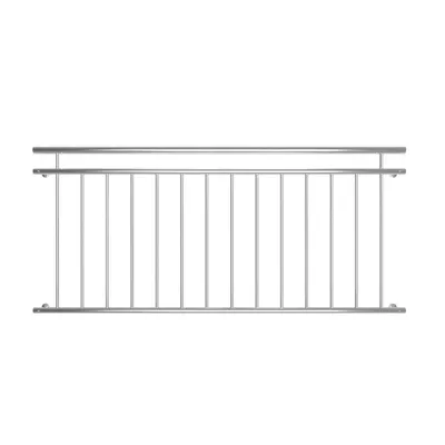 Immagine prodotto di Bc-elec - ABR184 Ringhiera porta-finestra 184x90cm balaustra corrimano acciaio inox
