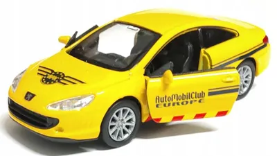 Obrázek produktu pro Welly Peugeot 407 kovový sběratelský model auta žlutý
