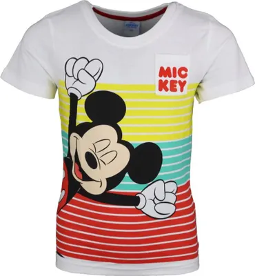 Produktbild von Disney Mickey Maus Kinder kurzarm T-Shirt – 128