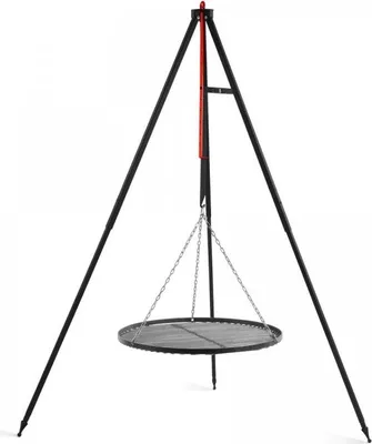 Image de Barbecue avec grille de cuisson en acier sur trépied JUMBO-Ø 60cm--