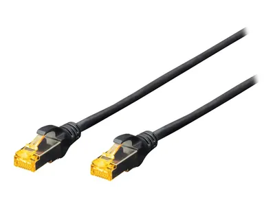 Produktbild von DIGITUS CAT 6A S/FTP Patchkabel, 0,25m, schwarz
