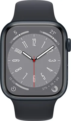 Obrázek produktu pro Apple Watch Series 8 45mm (A2775) Půlnoční sportovní řemínek Midnight CEL Neu